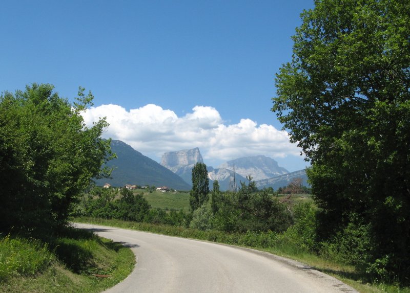 vue sur le Mont Aiguille